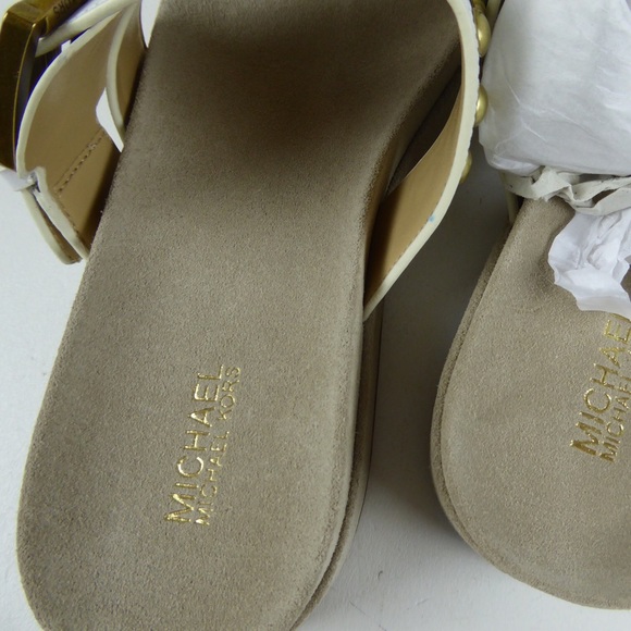 Michael Kors Ansel Leather Nail Studded Sandal NIB - Picture 5 of 9